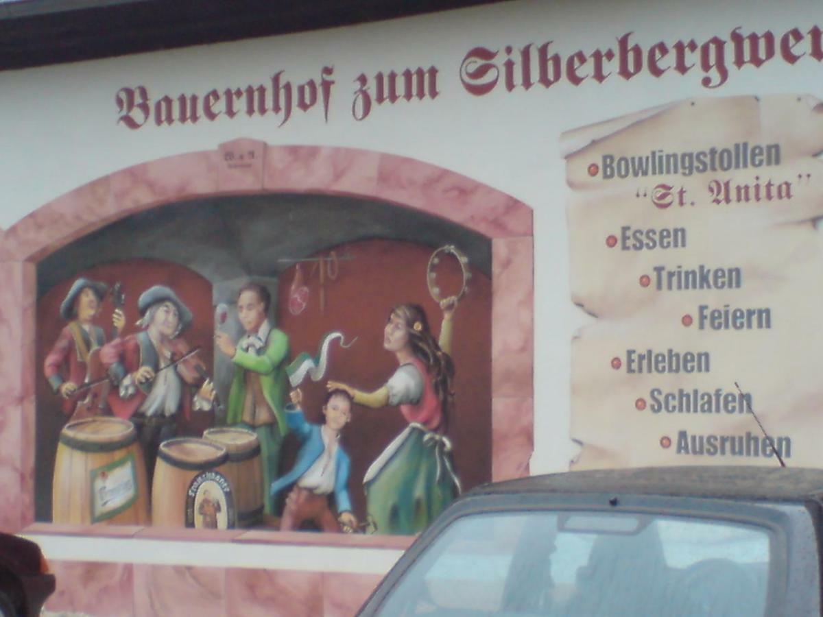 Restaurant & Pension "Bauernhof Zum Silberbergwerk" Limabach - Oberfrohna Εξωτερικό φωτογραφία
